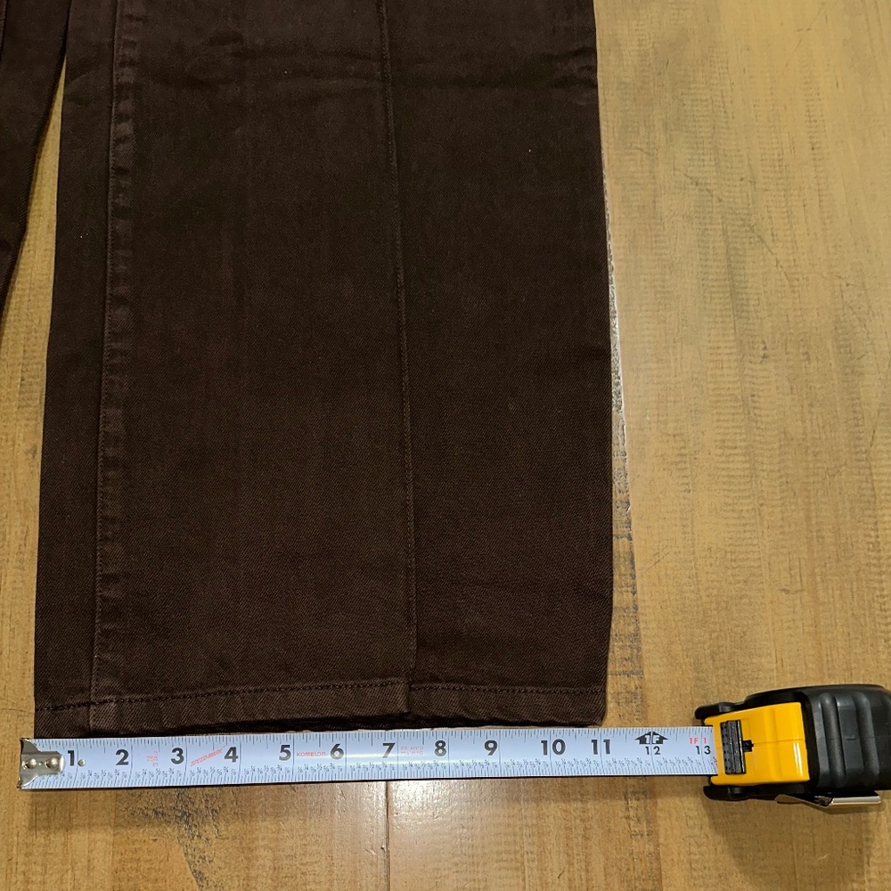 Meshki Dark Brown Wide Leg Jeans - Picture 8 of 14